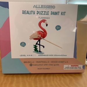 Reality Puzzle Paint Kit - Flamingo -New